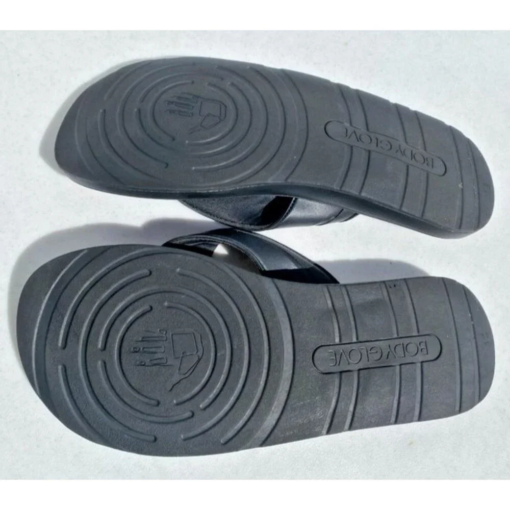 Body Glove Mens Cushioned Flip Flop Sandals Beach Casual Black Outdoor - Size 12